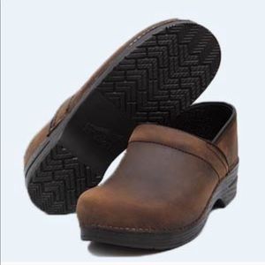 Dansko professional clog antique brown black s